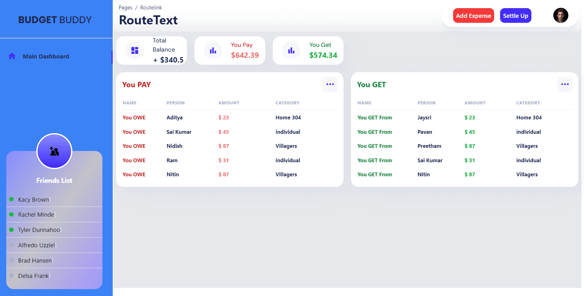 Budget Buddy App